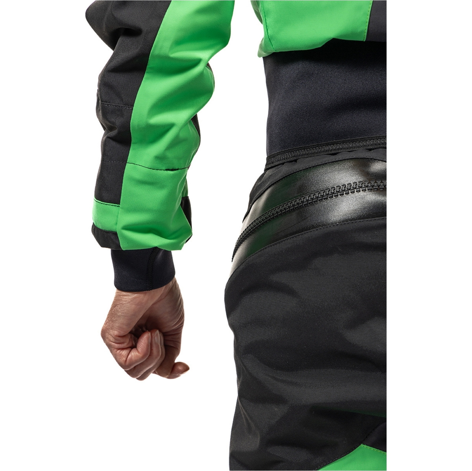 2026 Nookie Mujer Traje Seco De Látex Fusion DR60 - Black / Verde